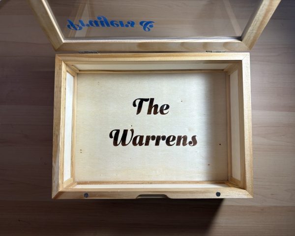Wood Burned Prayer & Blessing Box